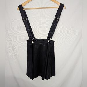 SOLD Blackmilk Black Mini Skirt with Suspender Overalls Size Medium